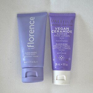 Face Care Bundle: Florence Clean Magic Wash, Pacifica Ceramide Barrier Lotion